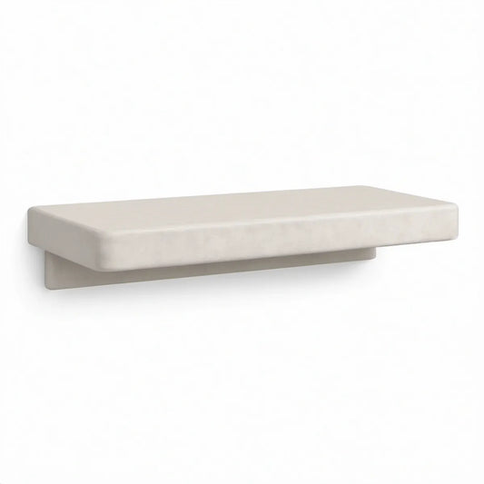 Wandregal aus MDF, Creme, 60 x 20 x 8 cm